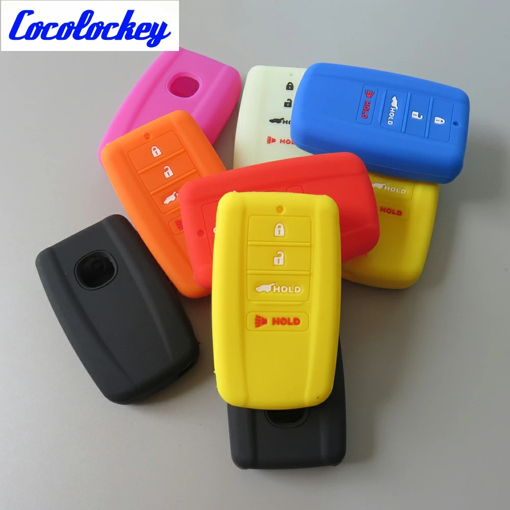 Cocolockey силиконовый чехол для автомобильного ключа Держатель ACURA ILX TLX RLX RDX MDX TSX