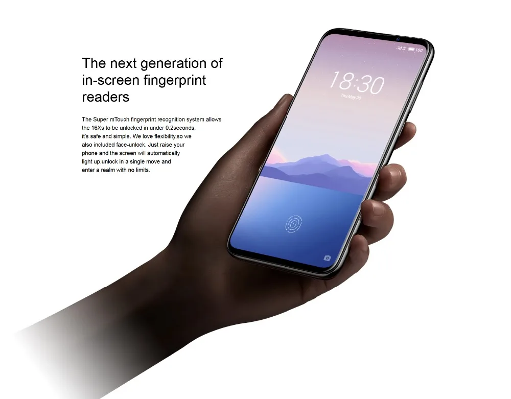 Meizu 16Xs, мобильный телефон, 6,2 дюймов, 6 ГБ ОЗУ, 64 Гб ПЗУ, Восьмиядерный процессор Snapdragon 675, камера заднего вида с тройным объективом 48 МП, 4000 мАч, смартфон