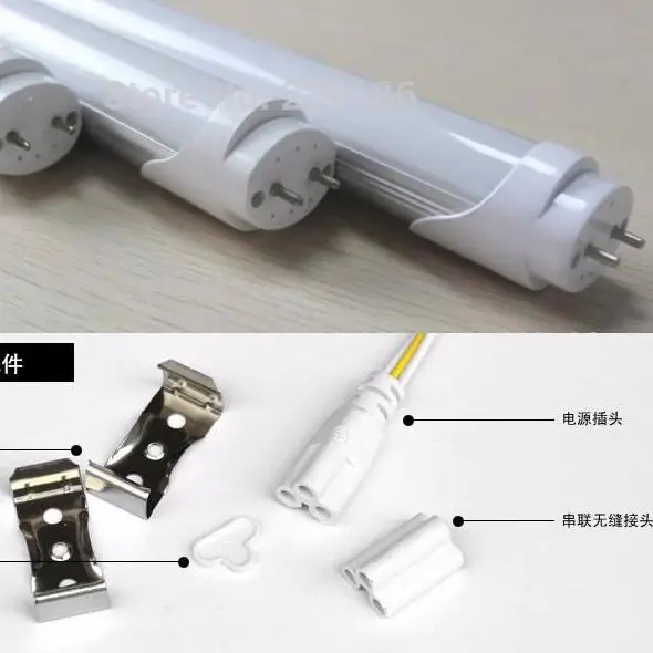 30 шт./лот 2 фута 4 T8 Светодиодная трубка 60 см 90 120 свет 10 Вт 15 20 SMD2835 светодиодные