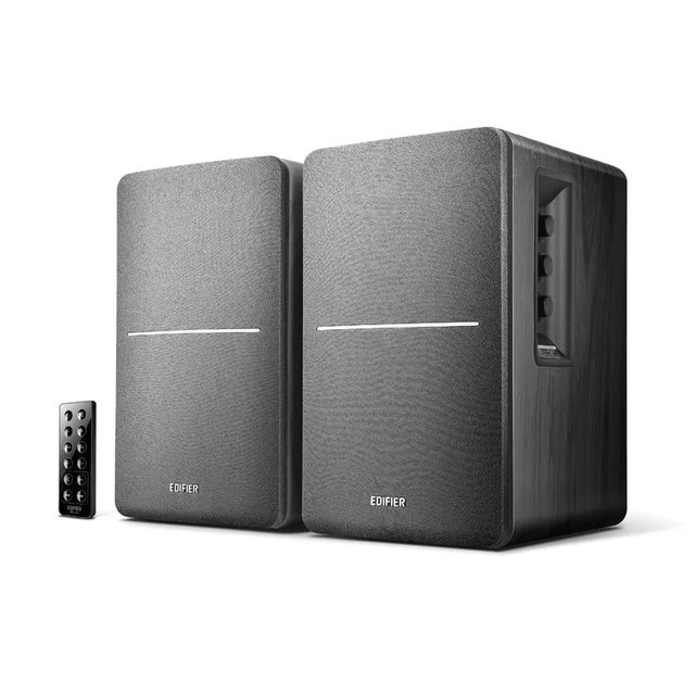 Edifier R1280DB 무선 블루투스 스피커 스튜디오 활성 책장 스피커 4 "베이스 드라이버 듀얼 RCA 입력 나무 스피커