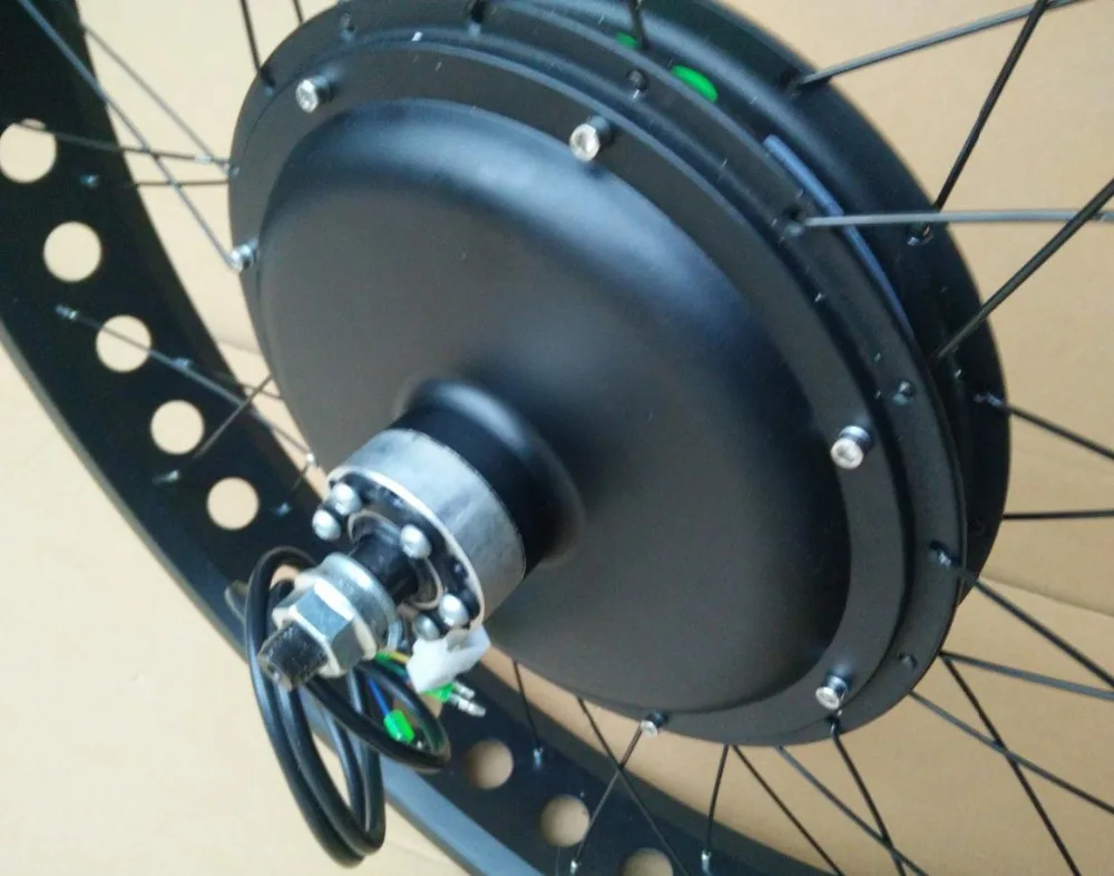 Excellent Kalosse Electric Snow/fat bike wheels 48V 1000W MTB motors 190mm beach bicycle Electric wheels 26*4.0inch tires 6 Excellent Kalosse Electric Snow/fat bike wheels 48V 1000W MTB motors 190mm beach bicycle Electric wheels 26*4.0inch tires 6