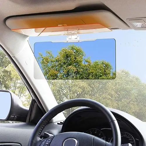 

Auto Car Anti-Glare Anti-Dazzling HD Vision Visor Day Night UV Block Sunshade