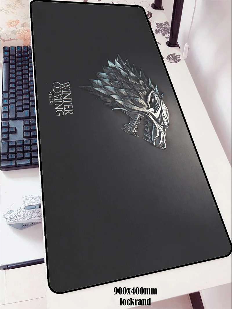 Коврик для мыши Game of Thrones 900x400 мм коврик для мыши notbook компьютерный коврик для мыши с блокировкой края игровой коврик геймерская клавиатура Коврик для мыши