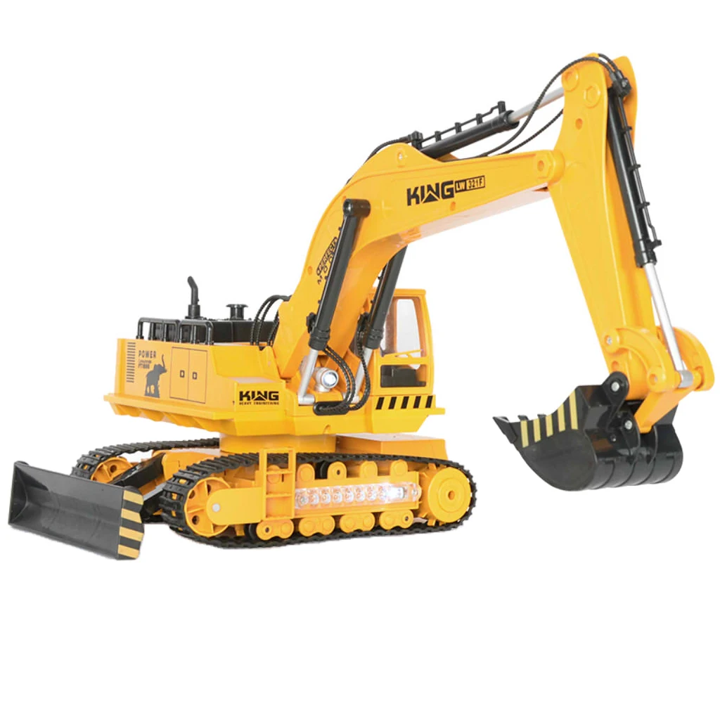 14 Channel Full Functional Remote Control RC Excavator (1/18 scale) Kids Children Toys Gift