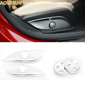 

AOSRRUN ABS Chrome trim Seat adjustment Car Accessories For Mercedes Benz C-Class C200 C180 C300 Sedan W205 2015 2016