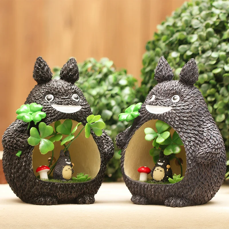 

Creative Handicraft Totoro Model Money Box Piggy Bank Furnishing Articles Currency Save Coin Bank Decoration Kid Christmas Gifts