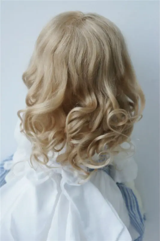 D2031L 1/3 23-25 см мохер BJD куклы парики 9-10 дюймов длинные европейские принцесса парики с волнистыми волосами для куклы