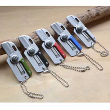 Portable Multitool Camping EDC Mini Folding Knife Card Army Wilderness Survival Accessories Pocket Knife Hands Tool Keychain AA