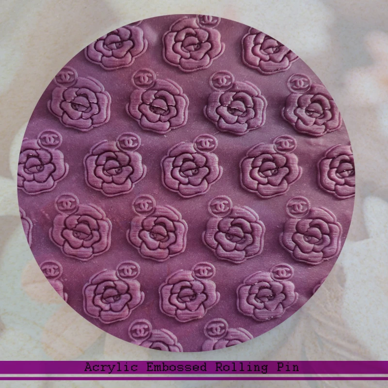 1 Piece Non Stick Fondant Rolling Pin Embossing Cake Dough 1 Piece Non Stick Fondant Rolling Pin Embossing Cake Dough