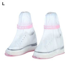 Children PVC Adult Waterproof Rainboots Thicken Outdoor Overshoes Non-Slip Shoe Cover Reusable