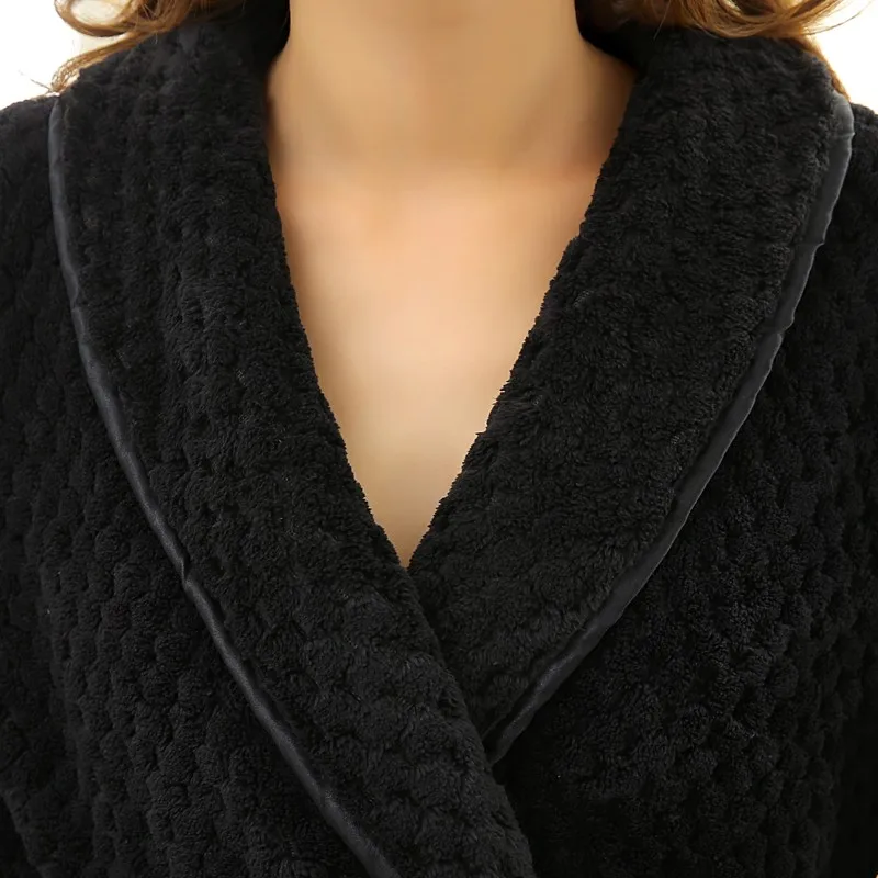 Women's Long Polyester Sleep Lounge Robes RBS-C LYQ117 33