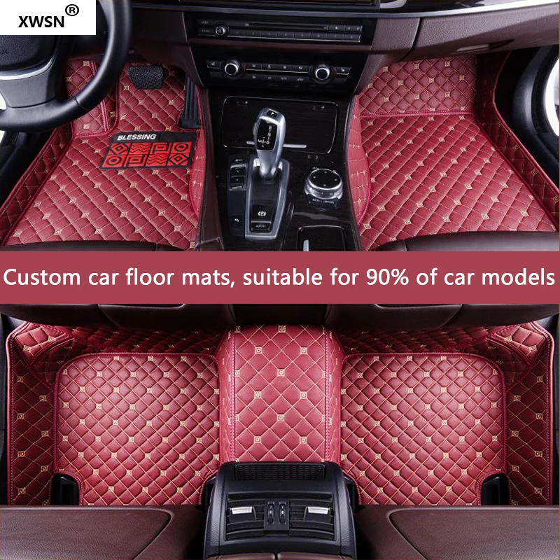 

XWSN custom car floor mat for Chrysler 300C Grand Voyager Sebring auto accessories Car styling Car carpet