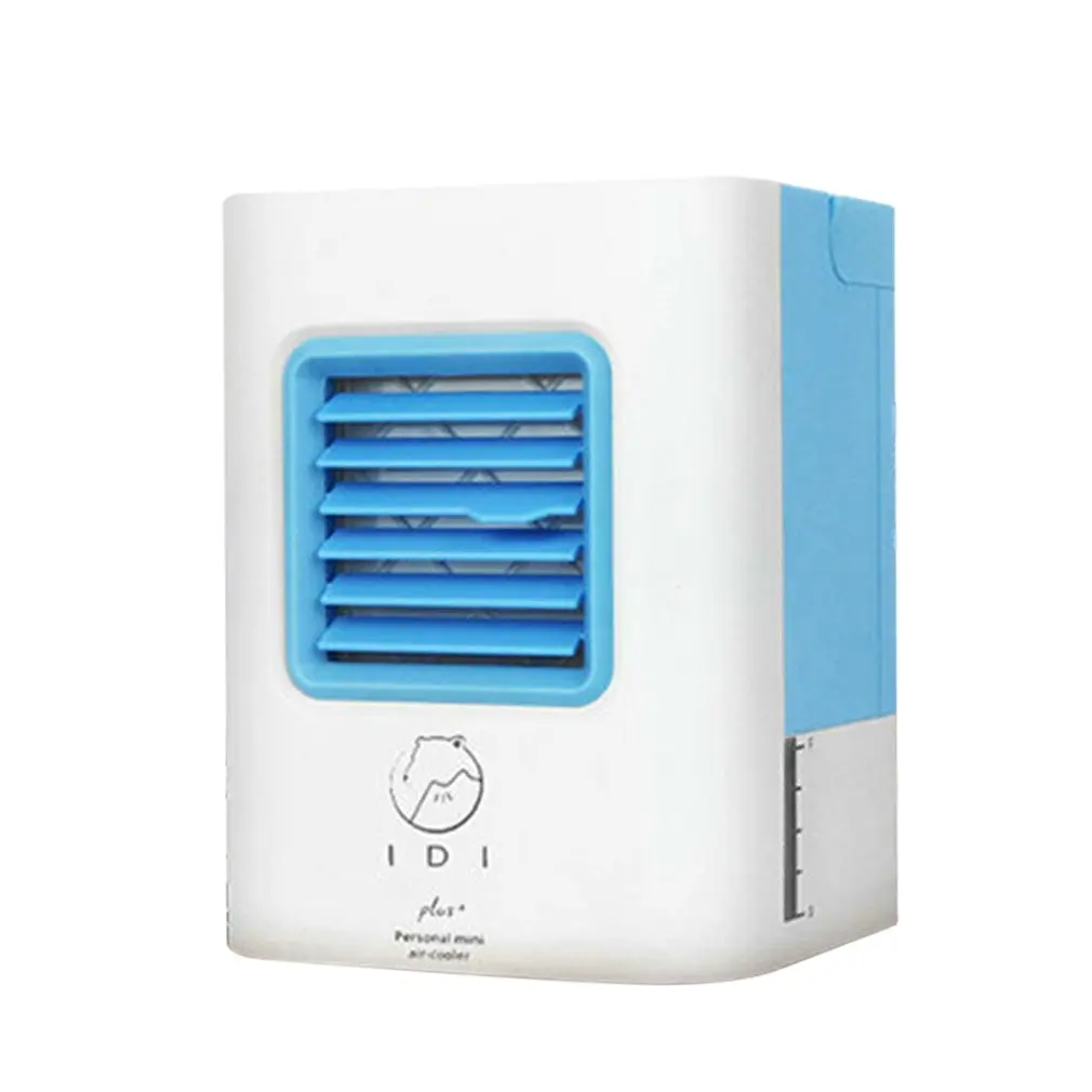 

Mini USB Air Conditioner Portable Air Cooling Fan Air Cooler Fans with LED Lights USB Cable Humidifier Purifier for Home Office