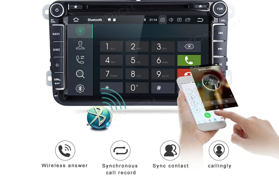 2 Din Android 8,0 автомобильный dvd-радио GPS навигация для VW Passat B6 amarok volkswagen Skoda Octavia 2 golf 5 6 Мультимедиа Стерео 4 Гб