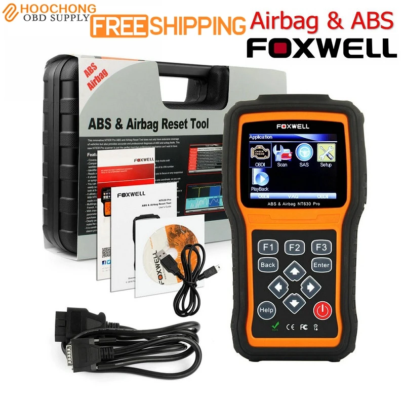 Автомобильный диагностический инструмент сканер Foxwell NT630 AutoMaster Pro ABS SRS подушка безопасности сброс данных