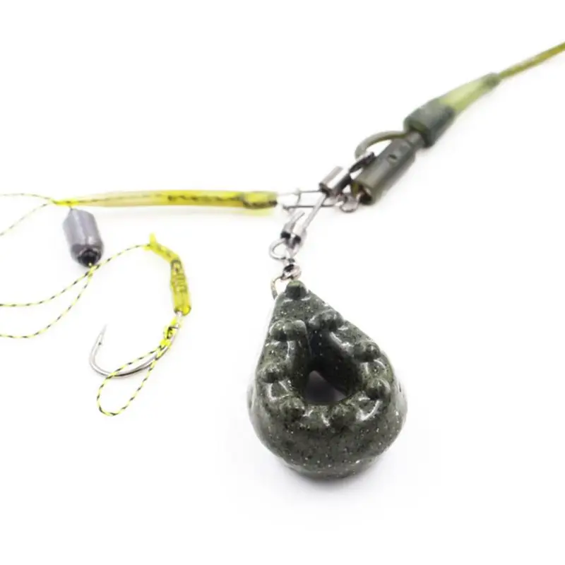 

Fishing Sinker Water Drop Lead Weights With Swivel 40g/50g/60g Rotating Carp Fishing Tackle Lure Baits