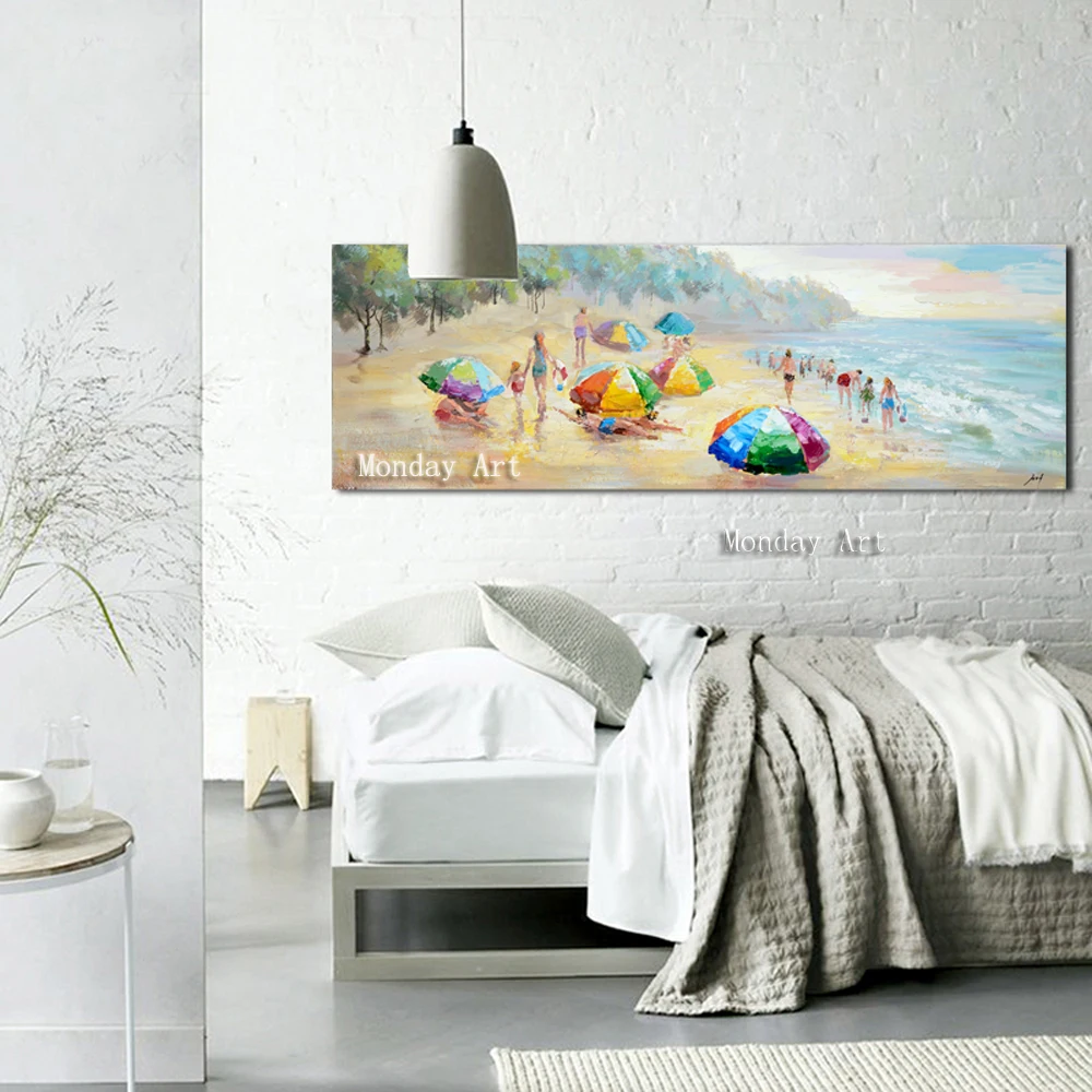 

scenery Painting Hand Painted Canvas Oil Painting Home Decoration Modern Art seascape oil Painting Wall Picture For Living Room