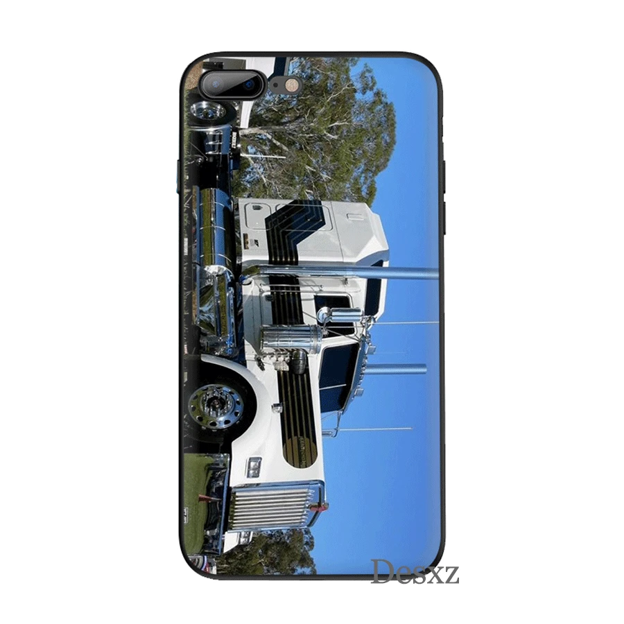 Мобильный телефон чехол для iPhone 11 Pro XR X XS Max 6 6S 7 8 Plus 5 5S SE Peterbilt Trucks сумка