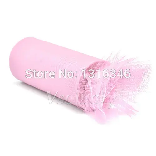 1 рулон сетка из Розовой Органзы 6x25 ярдов|decorative decorative|decor diydecoration pink |