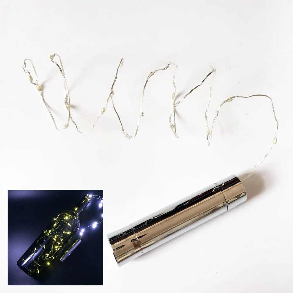 

YB yiba battery power Warm white Bottle Lights LED Cork Shape String Lights for Bistro Wine Bottle Starry Bar Party Valentines