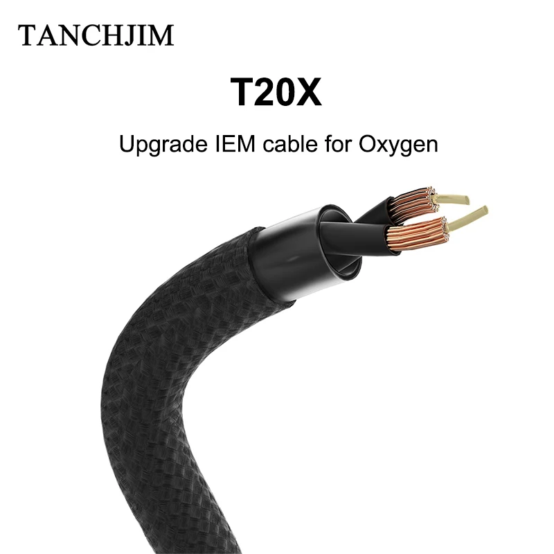 Обновленный IEM кабель TANCHJIM T20X BTN82(Aptx Bluetooth wireless) для кислородных наушников с 2