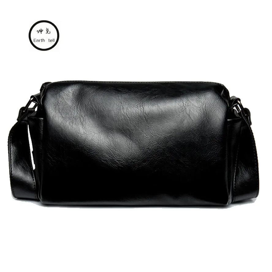 

KUNDUI New Man PU Leather bag Men Messenger Business Men's Briefcase Designer Handbags High Quality Mini Shoulder Messenger Bags