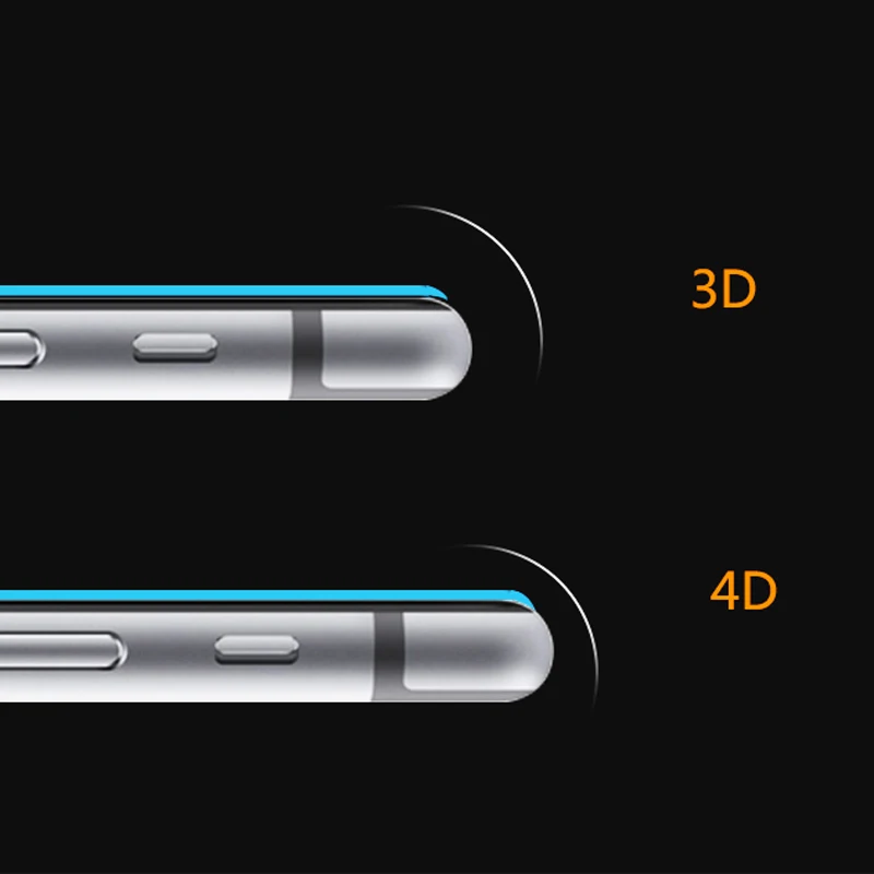 4D полное покрытие lcd закаленное стекло для iPhone 8 8 Plus Новинка 2nd Gen 3D взрывобезопасная Пленка чехол на 8 4," 5,5" черный