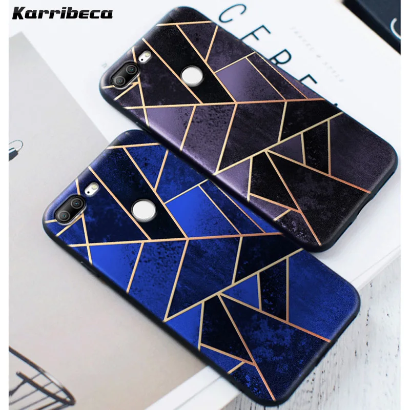 

Geometric design silicone case for huawei honor 9 lite (5.65") cases funda carcasa matte soft tpu cover coque etui tok kryt