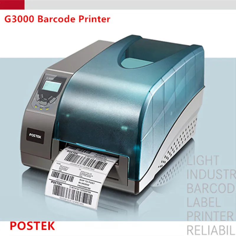 

Postek G3000 Barcode Printer Thermal/Thermal Transfer Label Printer Jewelry label/Commodity Label/Logistics Label Printer