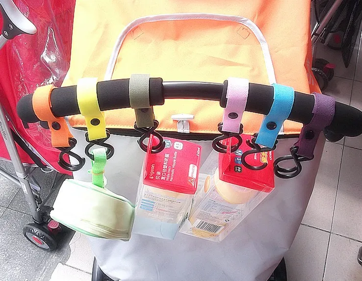 3 Pcs Colorful Baby Pram Pushchair Buggy Handle Bar Bag