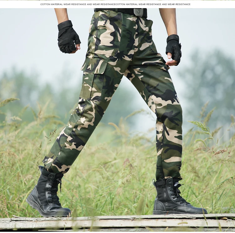 Мужские военные тактические брюки, походные камуфляжные брюки-карго, армейские панталоны, военные, для кемпинга, охоты, бега