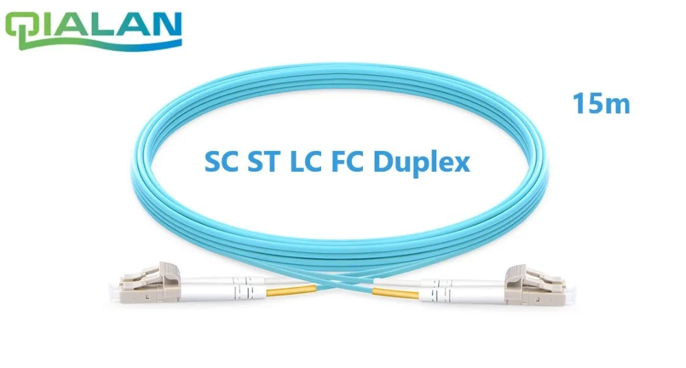 

LC SC FC ST UPC Patchcord OM3 Fiber Optic Patch Cable Duplex Jumper 2 Core Patch Cord Multimode 2.0mm Optical Fiber Cable