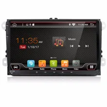KLYDE 9 «2 Din Android 8,1 8 Core полный сенсорный нет DVD Радио Для VW SAGITAR JATTA JETTA автомобиля