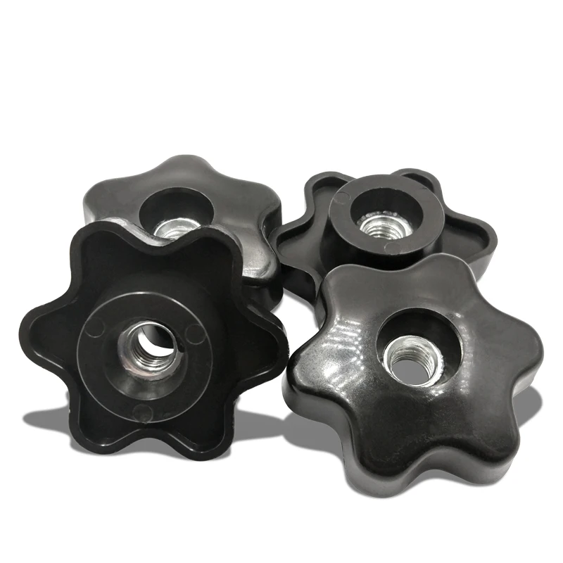 

1PCS-M8/M10/M12/M14/M16 Plastic Handle Nuts / Six Star Outside Diameter Hand Nuts