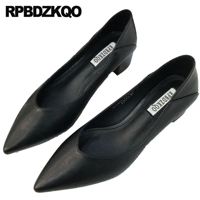 

women designer fashion chinese work pointed toe dress shoes walking slip on yellow china 2019 black comfortable flats office