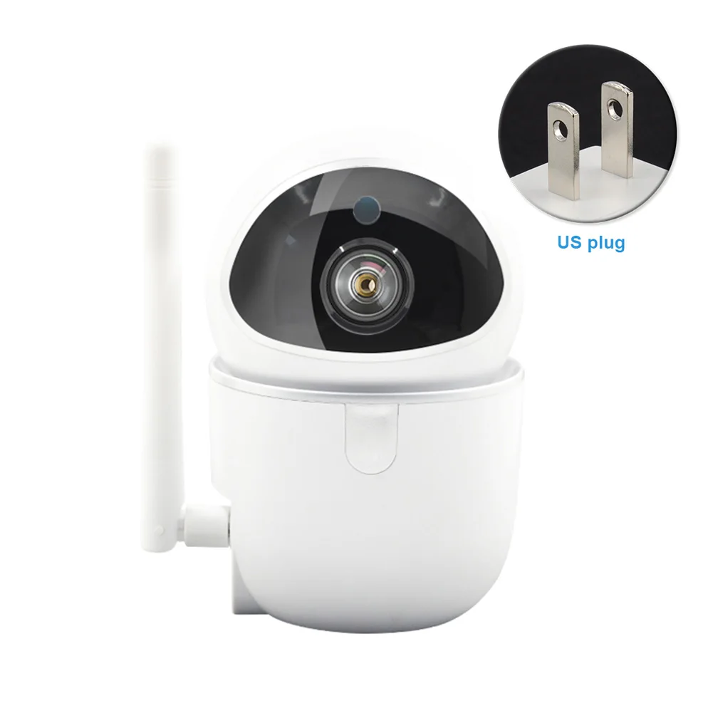 

Night Vision WIFI Camera Webcam Home Security White Surveillance Indoor Shaking Automatic Detection Plastic Panoramic