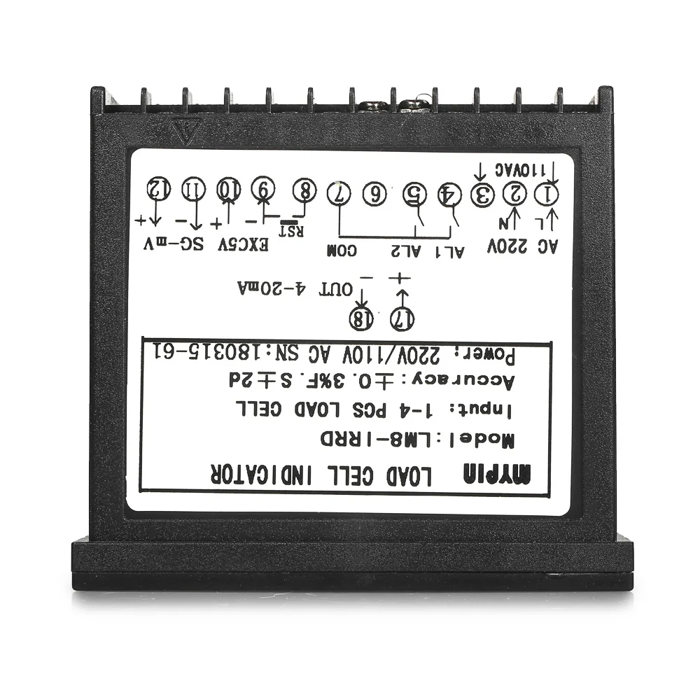 Светодиодный датчик веса цифровой индикатор тензодатчика весовой измеритель Весовой Контроллер 1-4 Тензодатчики сигналы входной датчик давления