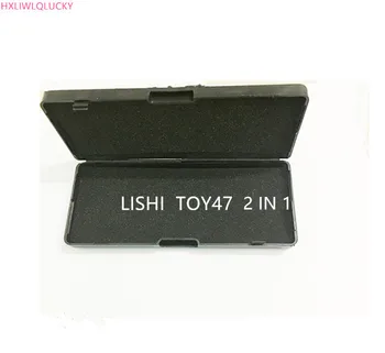 

HXLIWLQLUCKY new arrival car repair tools LISHI TOY47 2 in 1 lishi tool for TOYOTA key