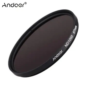

Andoer 67mm ND1000 10 Stop Fader Neutral Density Filter for Nikon Canon DSLR Camera
