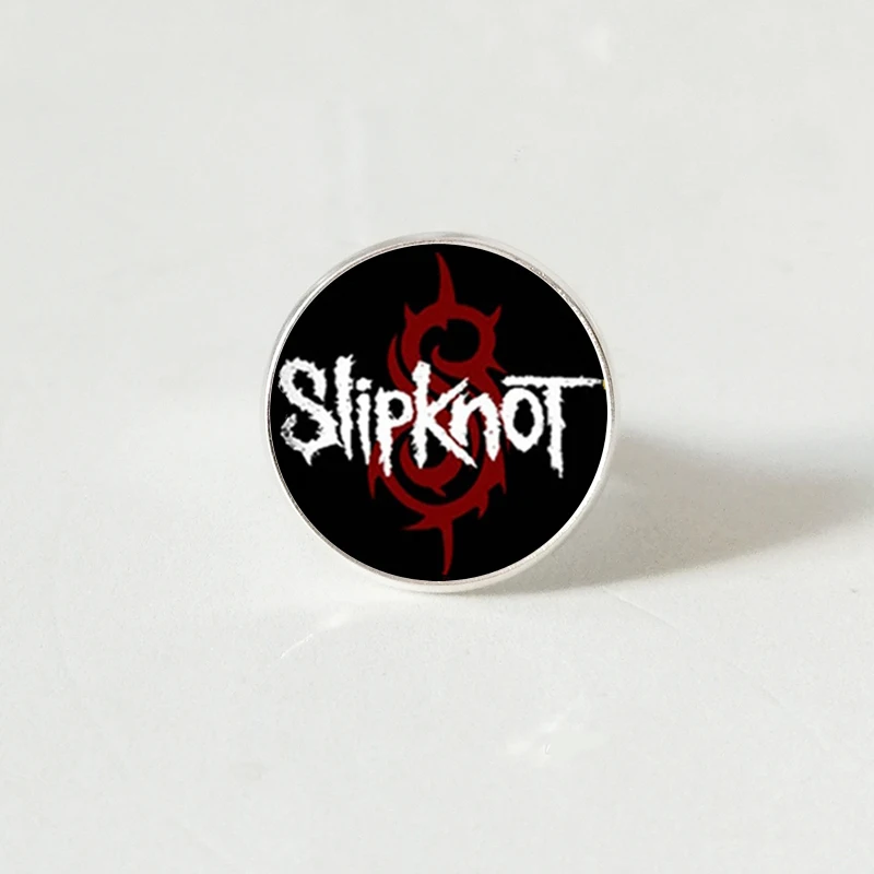 Новинка кольцо Slipknot стеклянные кольца рок группа купольные разных цветов|Кольца|