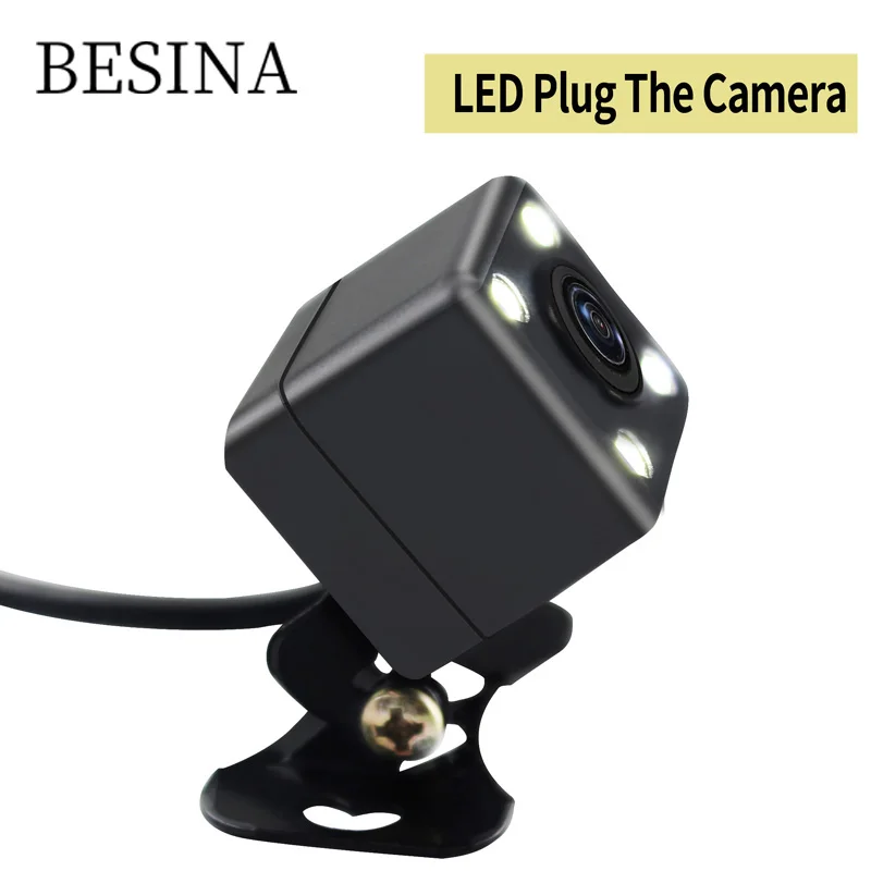 Besina 4 светодиодный ночного видения Автомобильная камера заднего вида Универсальная Резервная парковочная камера Водонепроницаемая 170 широкоугольная HD цветное изображение