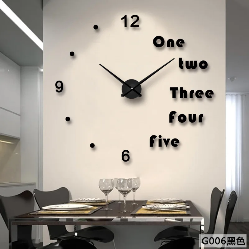 DIY Wall Clock Modern Design Large Clocks for Living Room ...