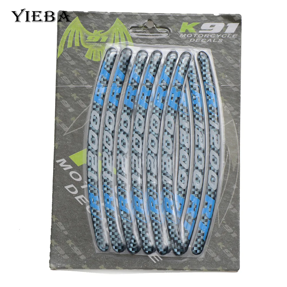 for Motorcycle Wheel Tire Reflective Rim Stickers And Decals Decoration Stickers  motorcycles parts  FOR BMW R1200RT 1200 rt