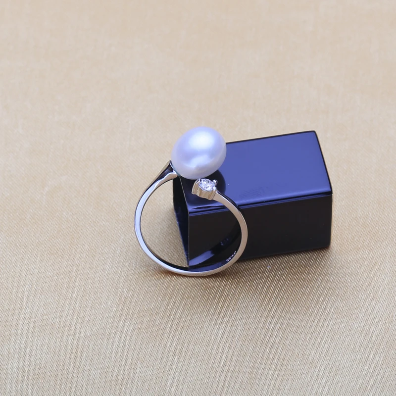 Жемчужные Ювелирные наборы, жемчужное ожерелье, серьги, кольцо для женщин, серебро 925 пробы, натуральный пресноводный жемчуг, подвеска, белый, черный, подарок