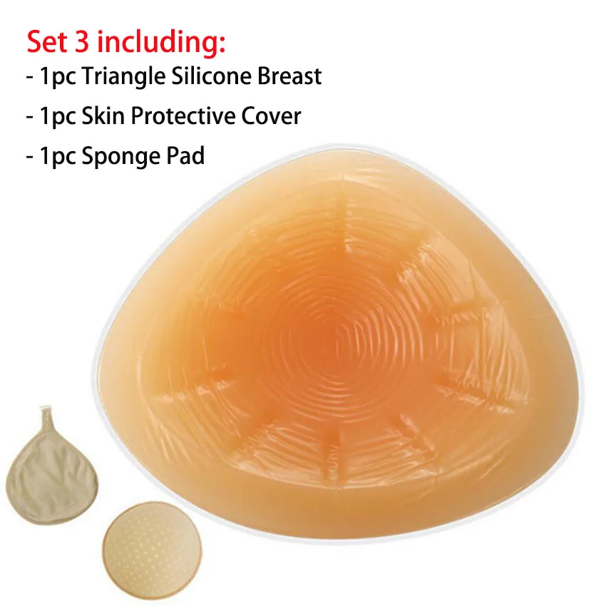 Premium Triangle Silicone Breast Forms – En Femme