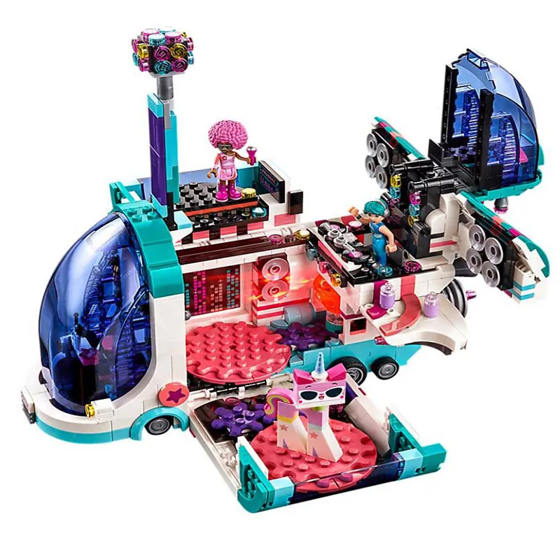 

45007 Movie Pop-Up Party Bus Model Building Block 1147pcs Bricks Toys Gift Compatible With Bela 70828