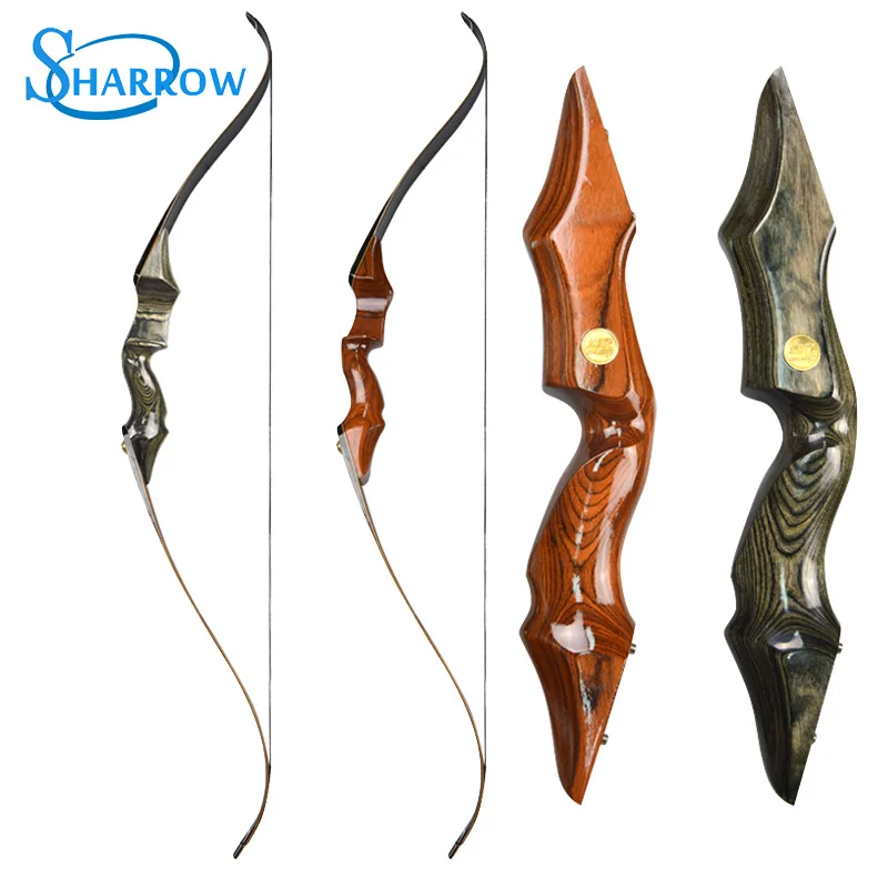 

1pc Archery Recurve Bow 25-55lbs American Longbow Right Hand Fit For Outdoor Camping Hunting Shooting Bow And Arrow Accessories