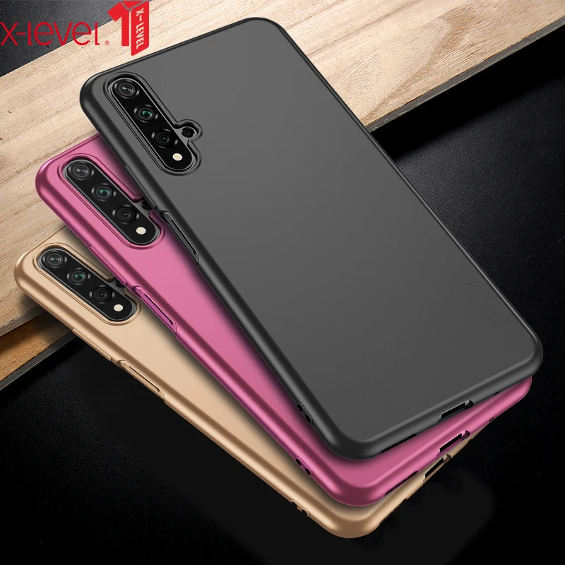 

For Huawei Honor 20 Pro Case X-Level Soft Matte Super Thin Back Phone Cover For Huawei Honor 20 Case Honor20 pro honor 20 lite