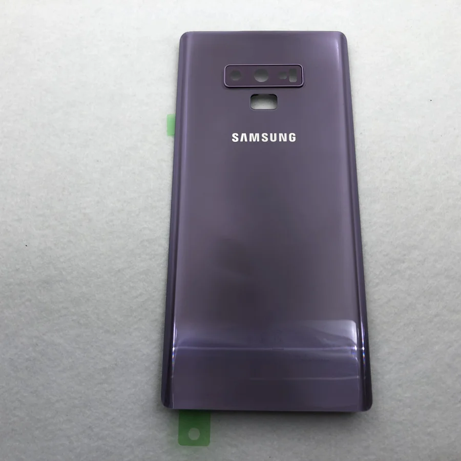 Note9 чехол на заднюю батарейку для samsung Galaxy Note 9 N960 N960F N9600 задняя крышка на стекло+ объектив для камеры - Цвет: Note 9 purple