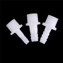 1 шт. 8-12 мм G1/2 DIY белый пластиковый общий водопровод рот до 8 мм шланговый интерфейс